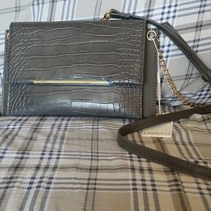 Urban expressions gunmetal crossbody purse